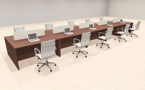 10 Person Modern Divider Office Workstation Desk Set, #OT-SUL-FP72
